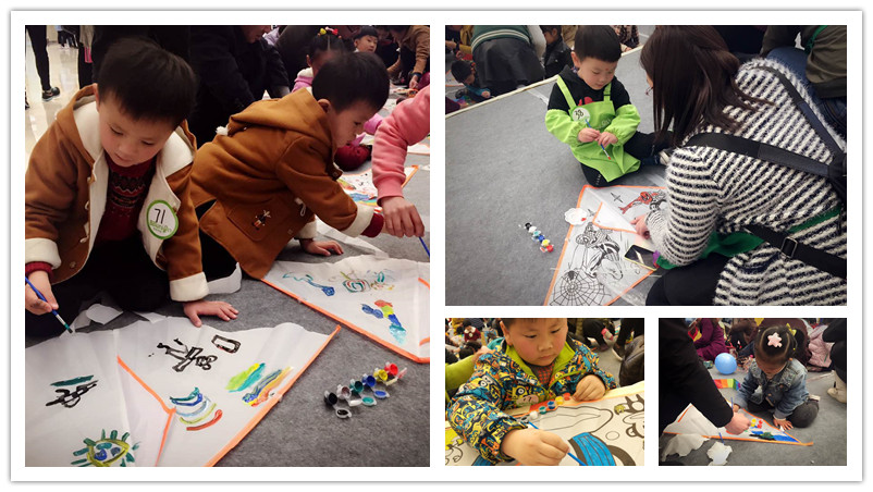 BBunion国际早教宜兴中心活动花絮：风筝彩绘DIY，放飞春的梦想